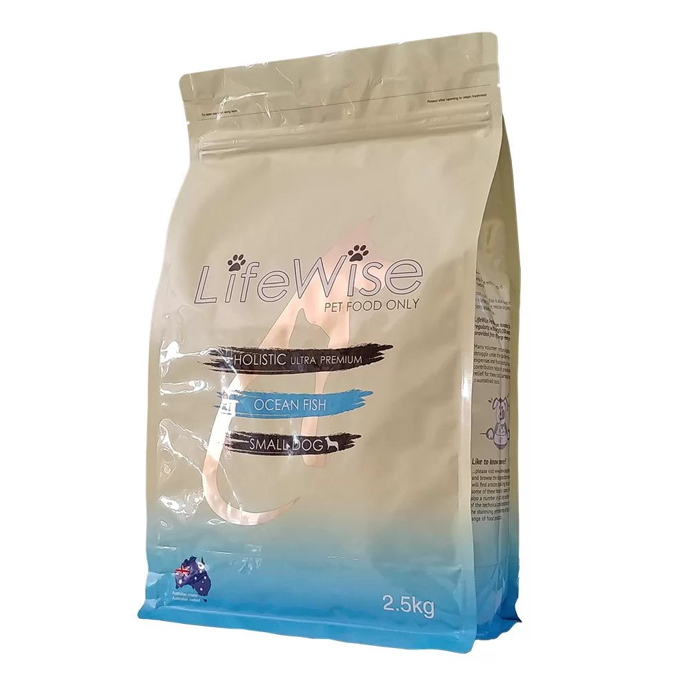 Lifewise ocean fish small bites dog food