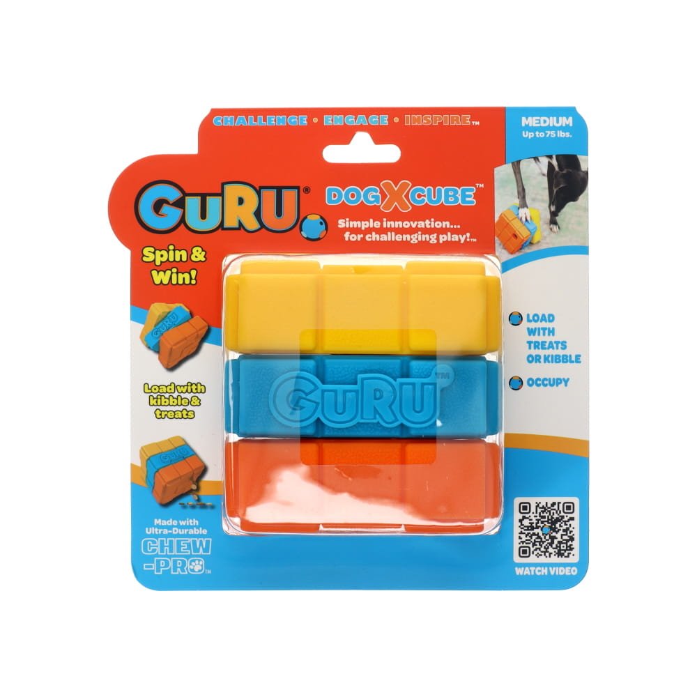 Guru Dog X Cube Puzzle Toy- Medium