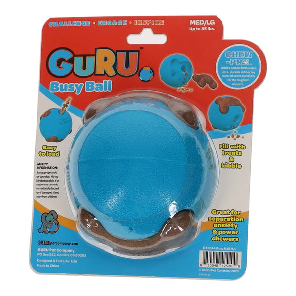 Guru Busy Ball Dog Treat Toy-Medium