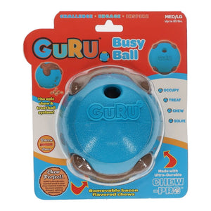 Guru Busy Ball Dog Treat Toy-Medium