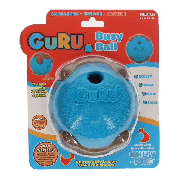 Guru Busy Ball Dog Treat Toy-Medium
