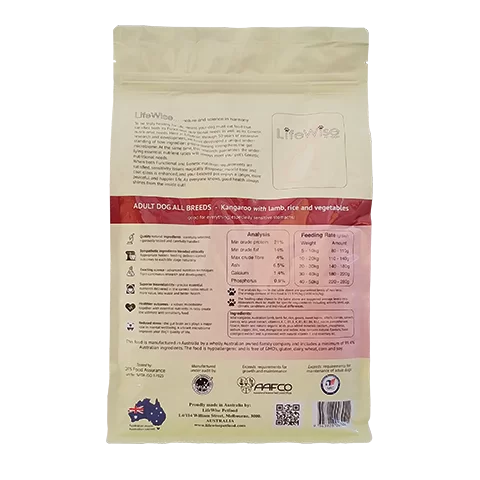 Lifewise dog food Kangaroo