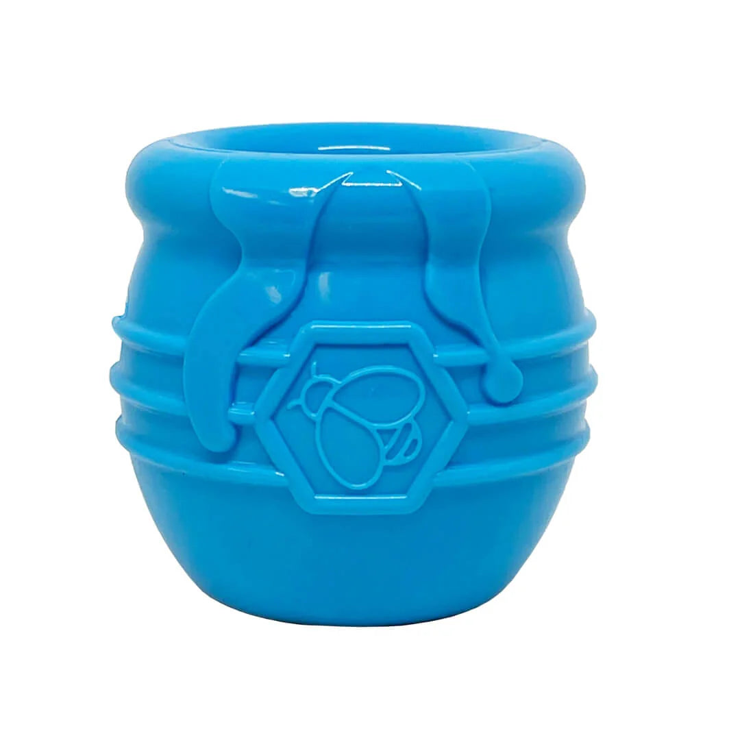 SodaPup Honey Pot Durable Treat Dispenser and Enrichment Toy.
