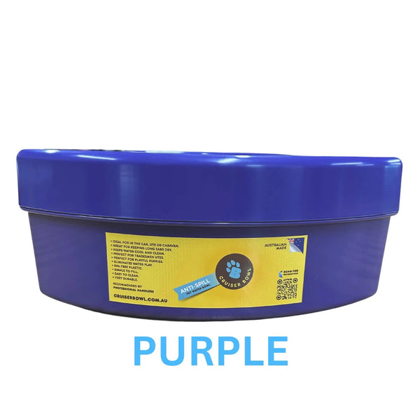 K9 Cruiser Bowl- Anti Spill Dog Bowl-Corner