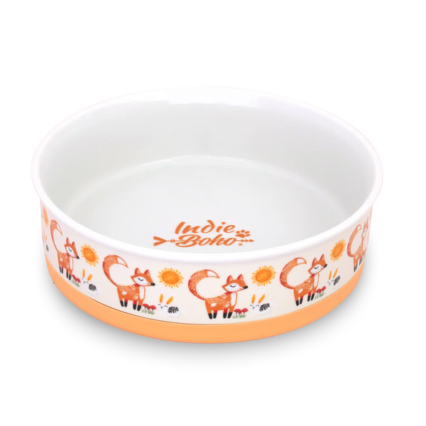 Indie Boho-Foxy Tales - Designer Dog Bowls