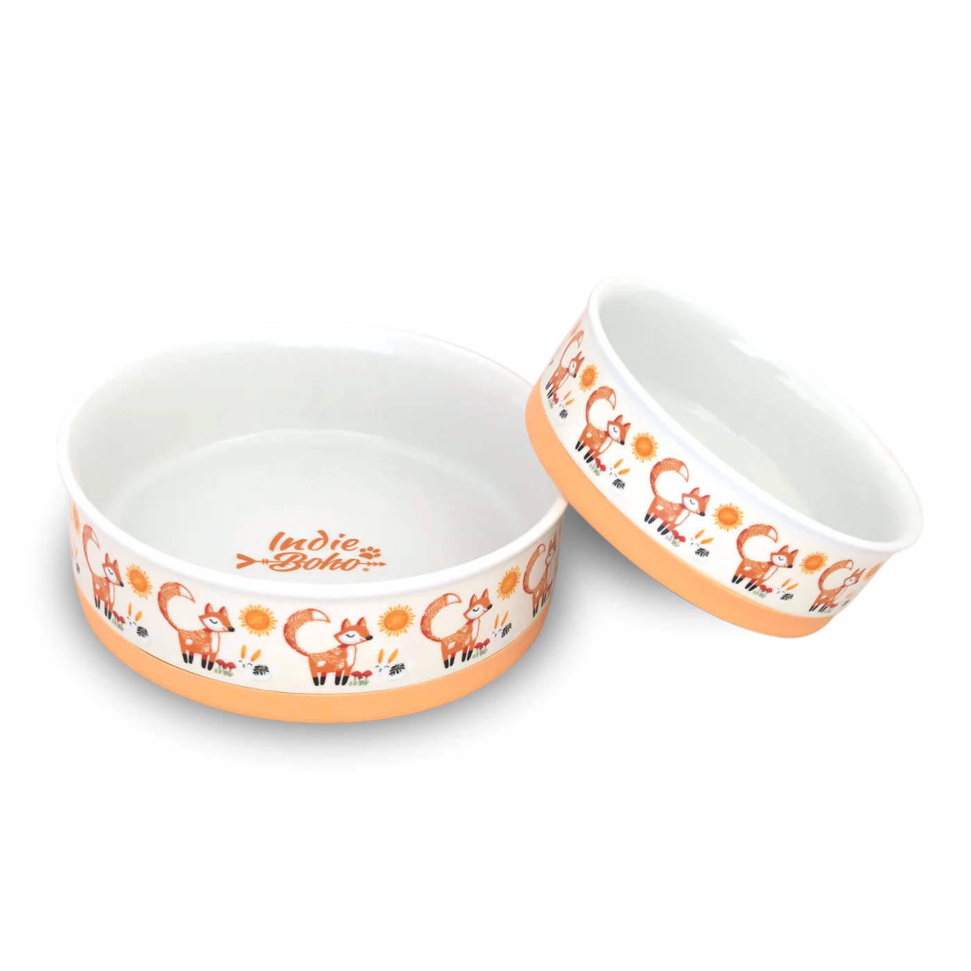 Indie Boho-Foxy Tales - Designer Dog Bowls