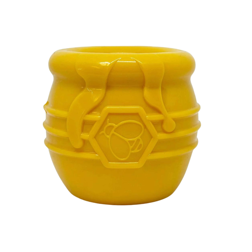 SodaPup Honey Pot Durable Treat Dispenser and Enrichment Toy XL