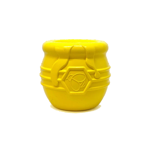 SodaPup Honey Pot Durable Treat Dispenser and Enrichment Toy.