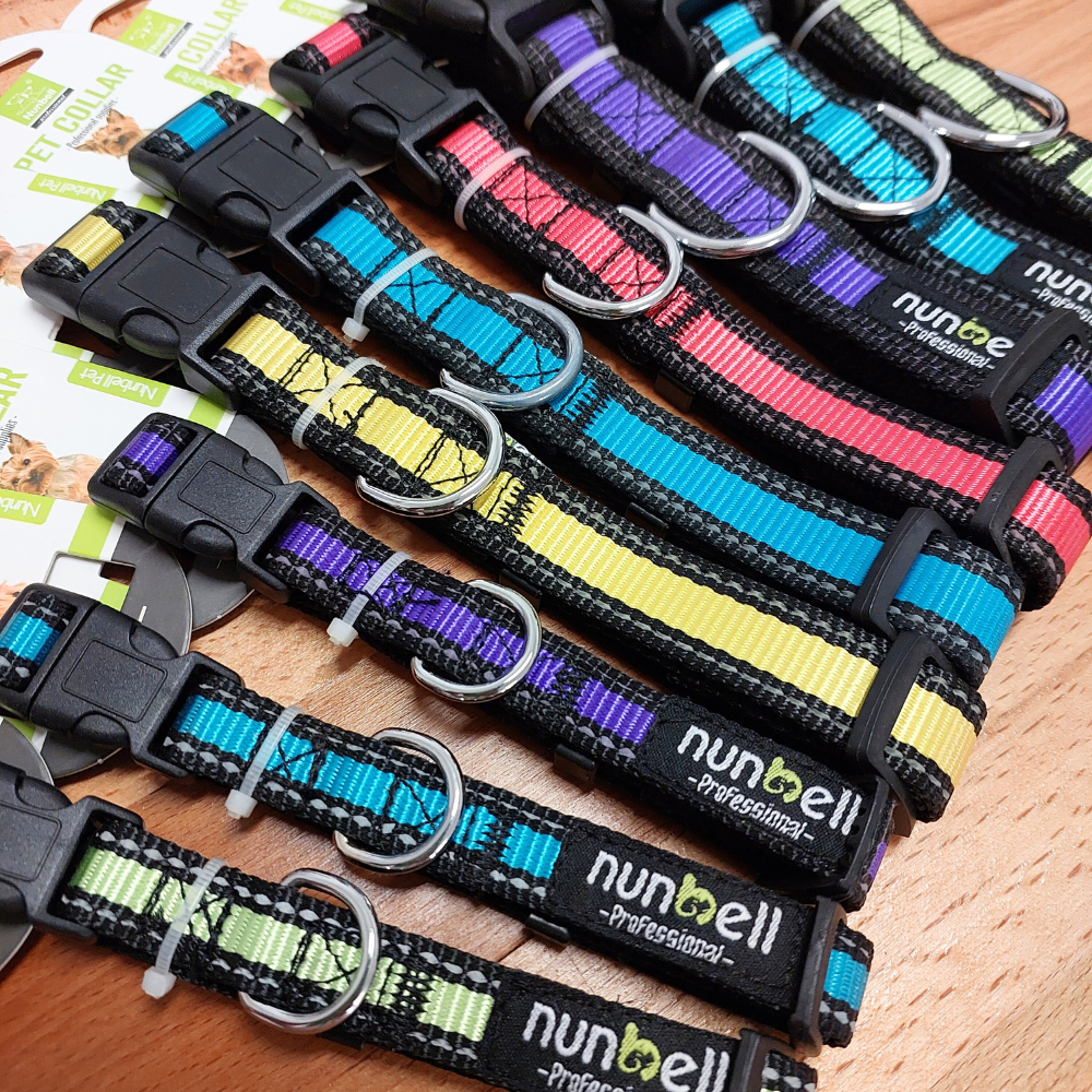 Nunbell Black Edge Dog Collar