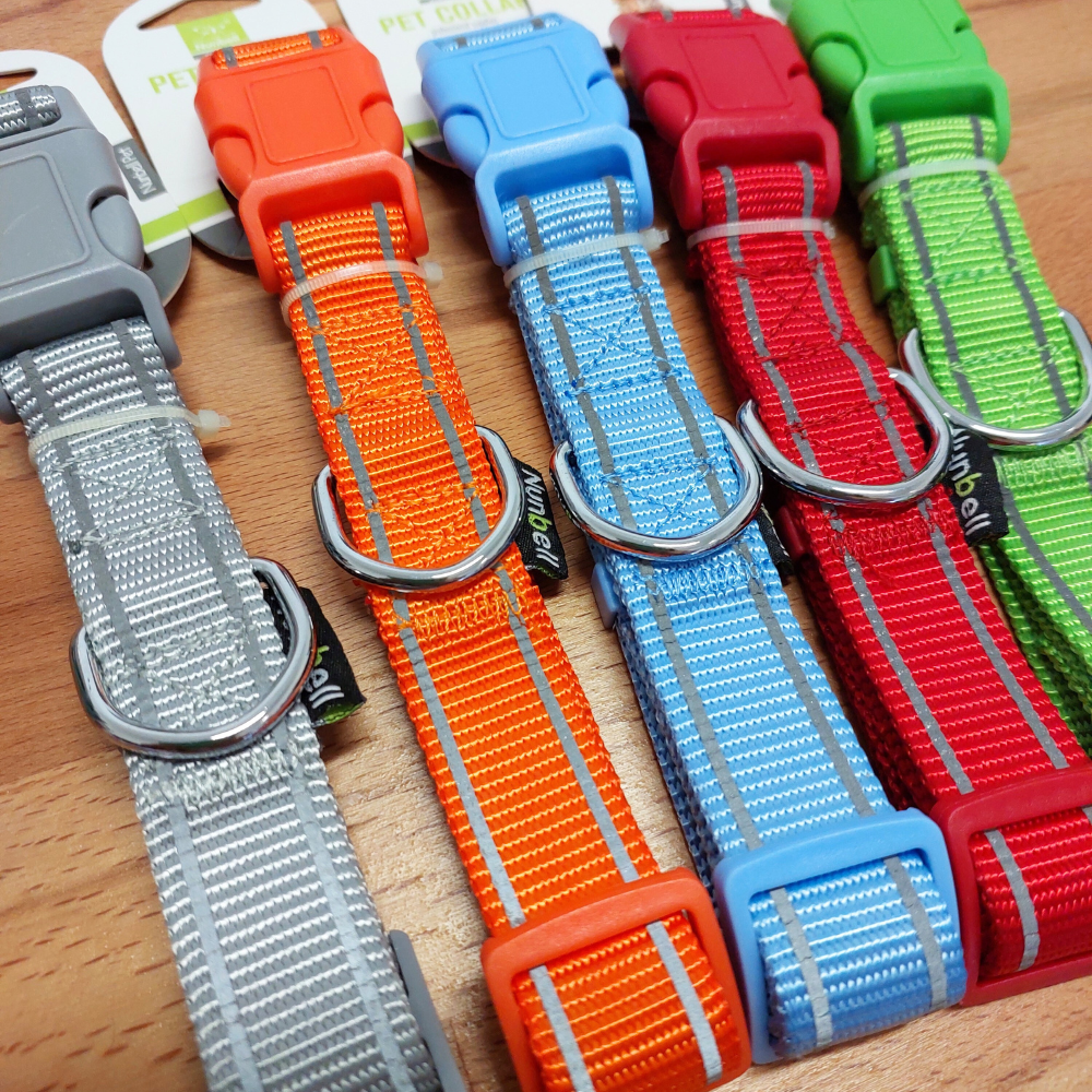 Nunbell 2 Stripe Reflective Collar
