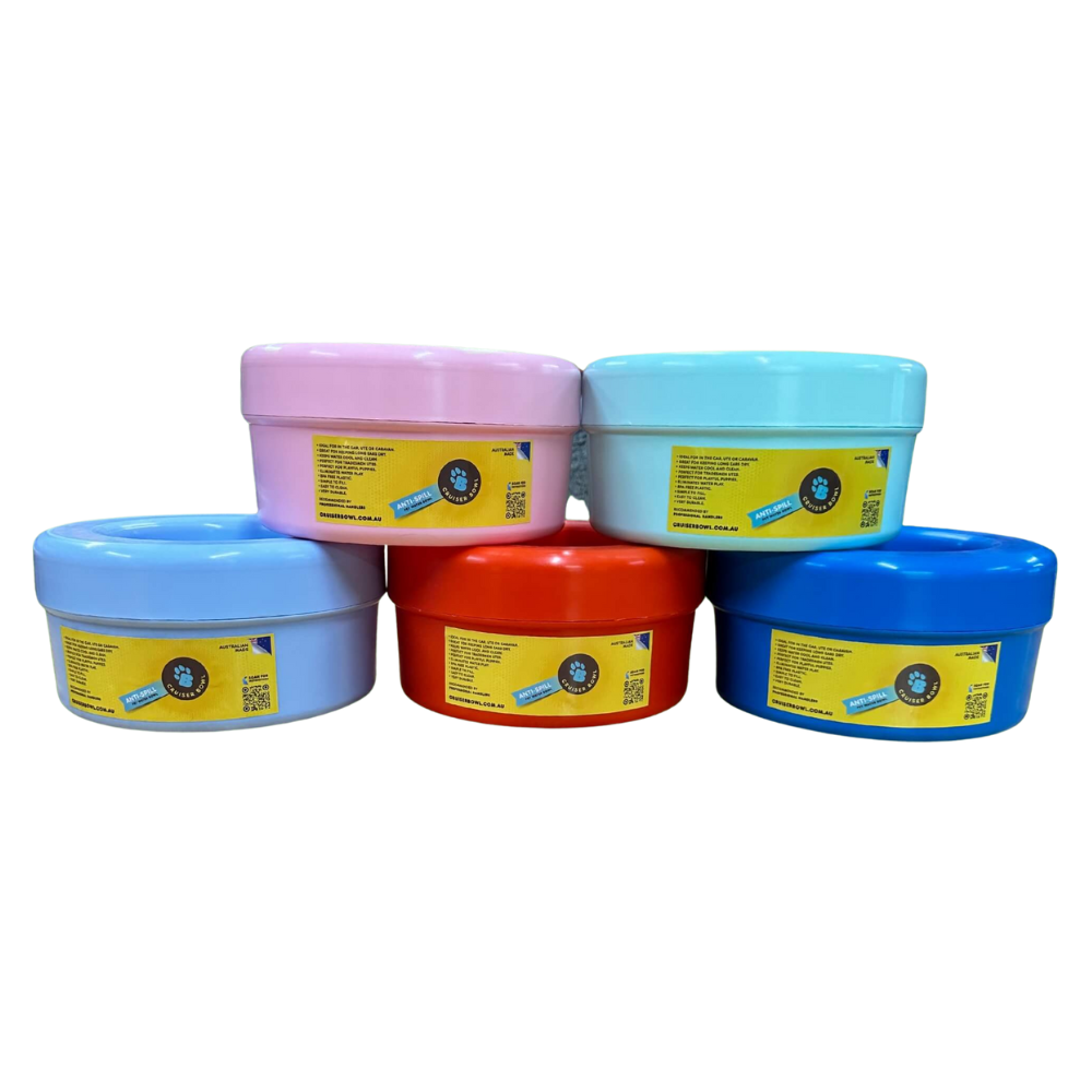 K9 Cruiser Bowl- Anti Spill Dog Bowl-Round