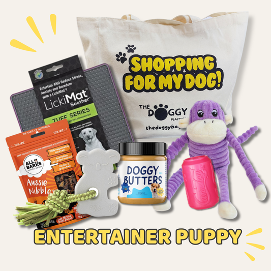 The Entertainer Doggy Bag Bundle Small PUPPIES