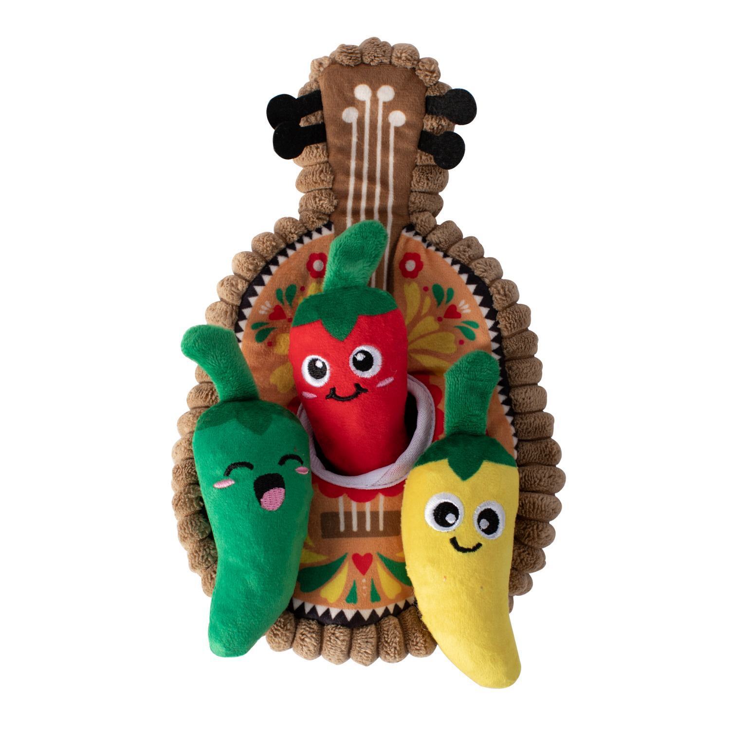 Fringe Studio Fiesta Till You Siesta Hide N Seek Plush Dog Toy