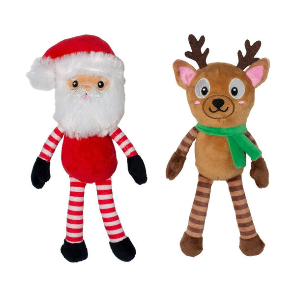 Fringe Studio "Friends At Frost Sight" Plush Christmas Dog Toy Set