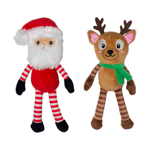 Fringe Studio "Friends At Frost Sight" Plush Christmas Dog Toy Set