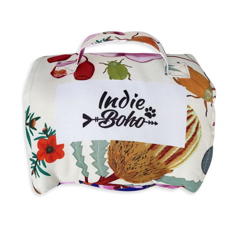 Indie Boho-Native Flora Travel Mat