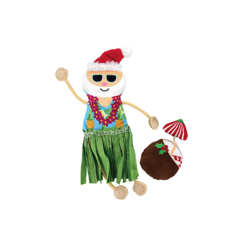 KONG Holiday Tropics Santa Cat Toy- 2 Pack