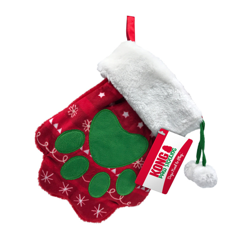 KONG Holiday Stocking Paw-Large