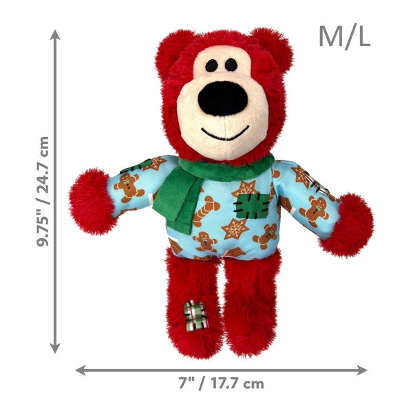 KONG Holiday Wild Knots Bear Assorted