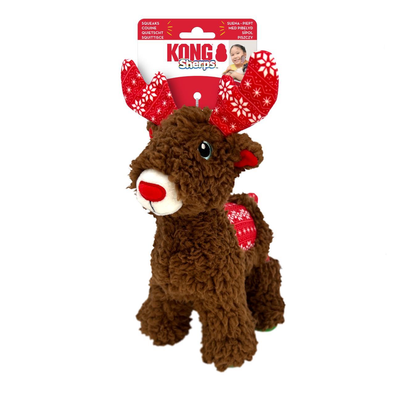 KONG Holiday Sherps Reindeer Med