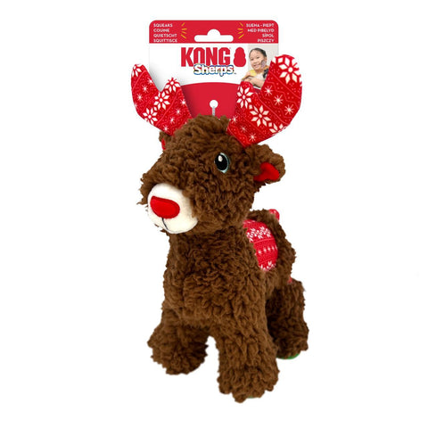 KONG Holiday Sherps Reindeer Med