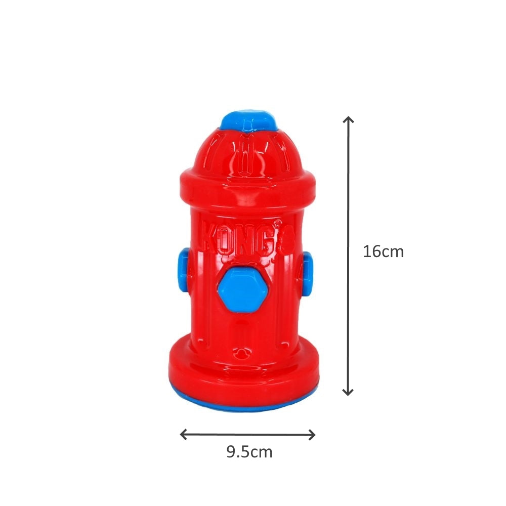 KONG Eon Fire Hydrant Floating Squeaker Dog Toy
