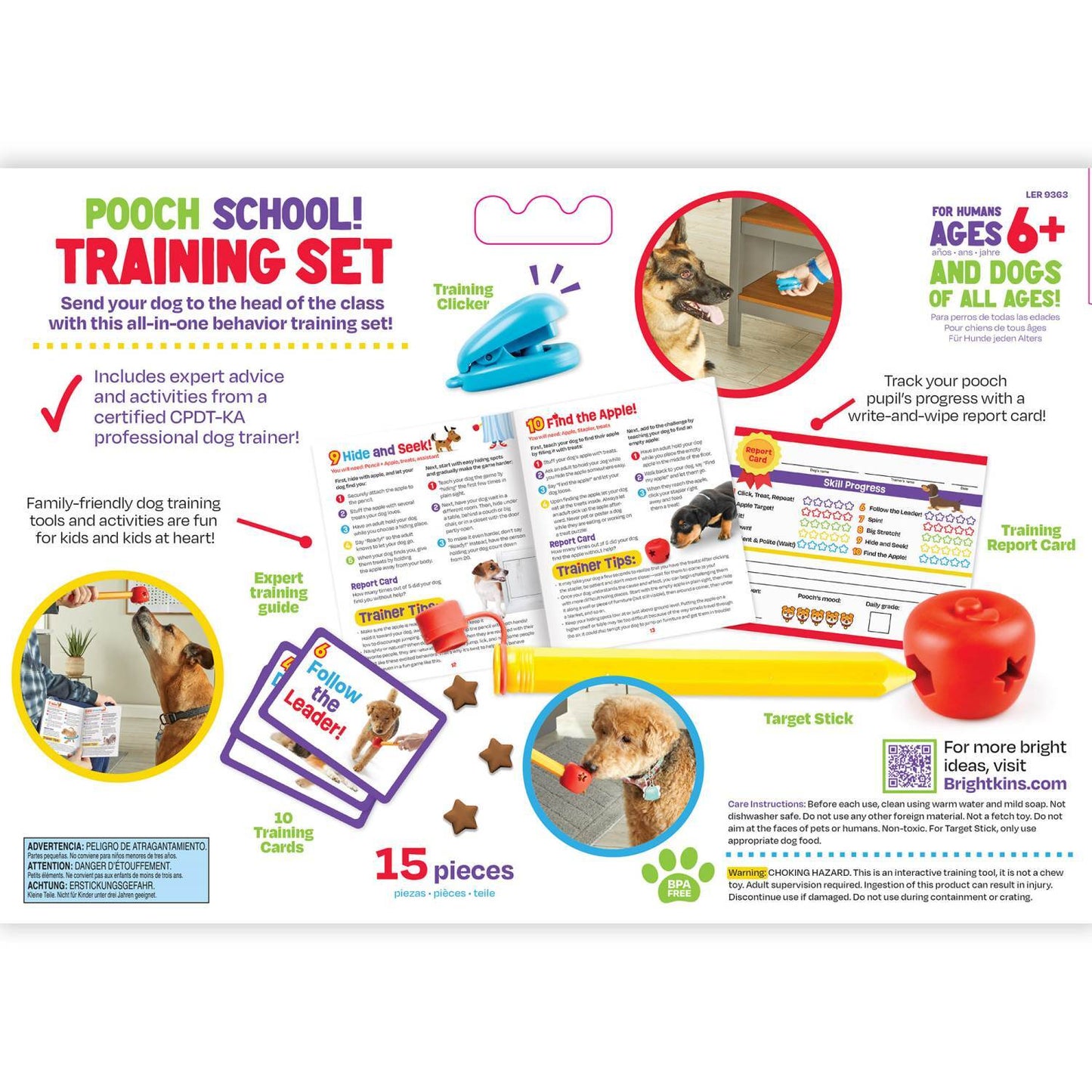 Brightkins Pooch School- Interactive Dog Training Set
