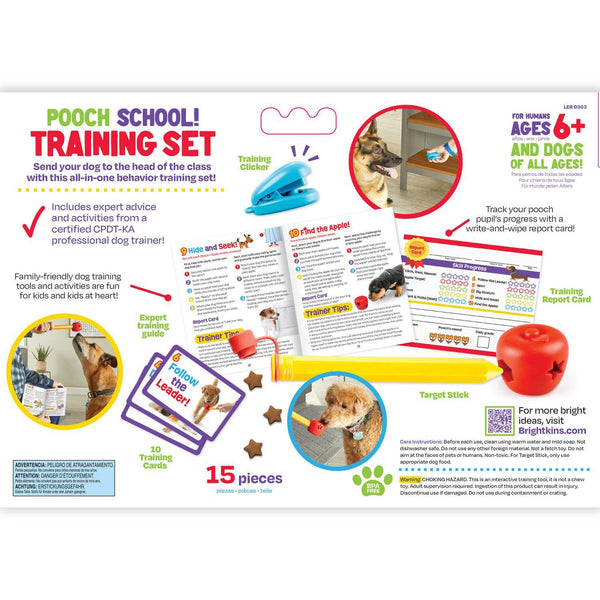Brightkins Pooch School- Interactive Dog Training Set