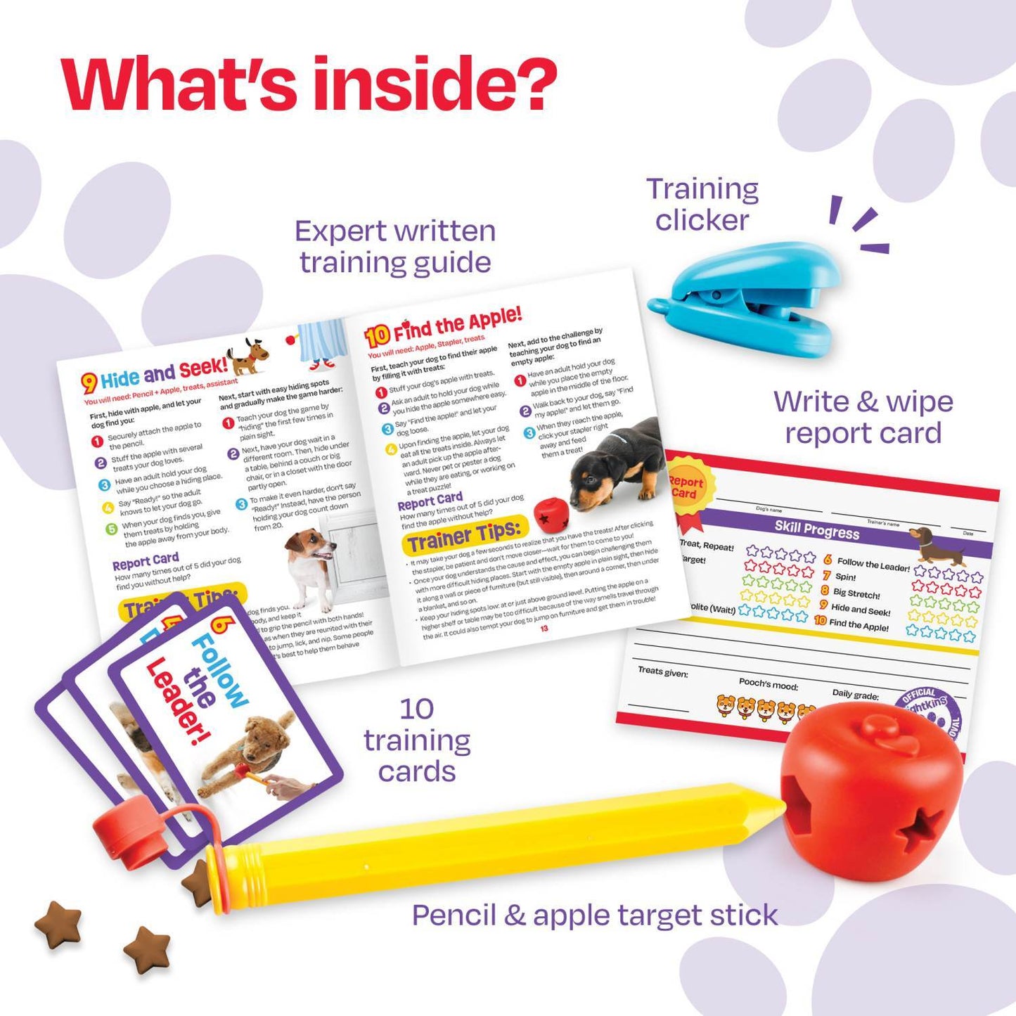 Brightkins Pooch School- Interactive Dog Training Set