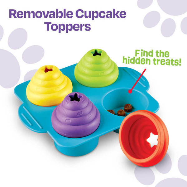 Brightkins Cupcake Party! Dog Treat And Food Interactive Puzzle