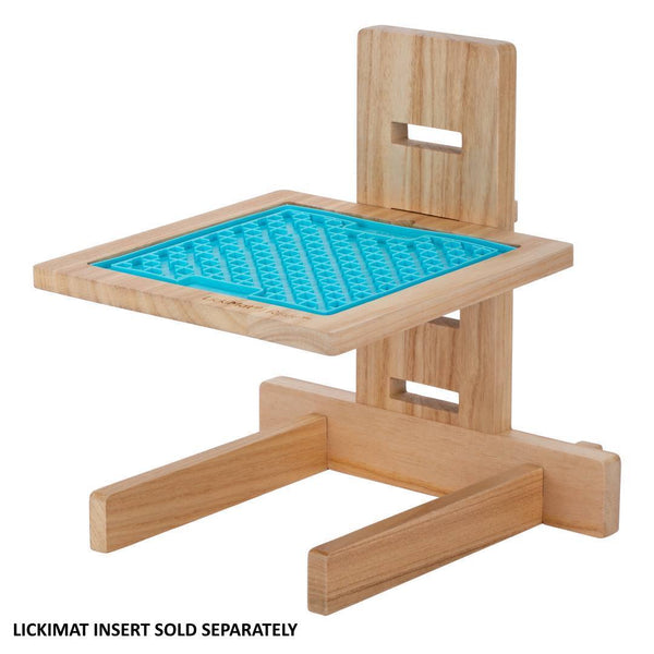Lickimat Wooden Eco Adjustable Elevation Riser - For Classic Lick Mats