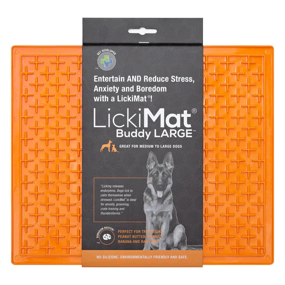 LickiMat Buddy Slow Feeder Lick Mat for Dog's - XLARGE