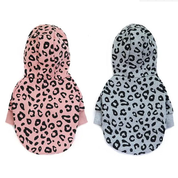 The Doggy Bag- Leopard Print Hoodie