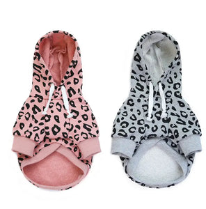 The Doggy Bag- Leopard Print Hoodie