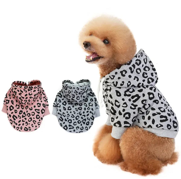 The Doggy Bag- Leopard Print Hoodie