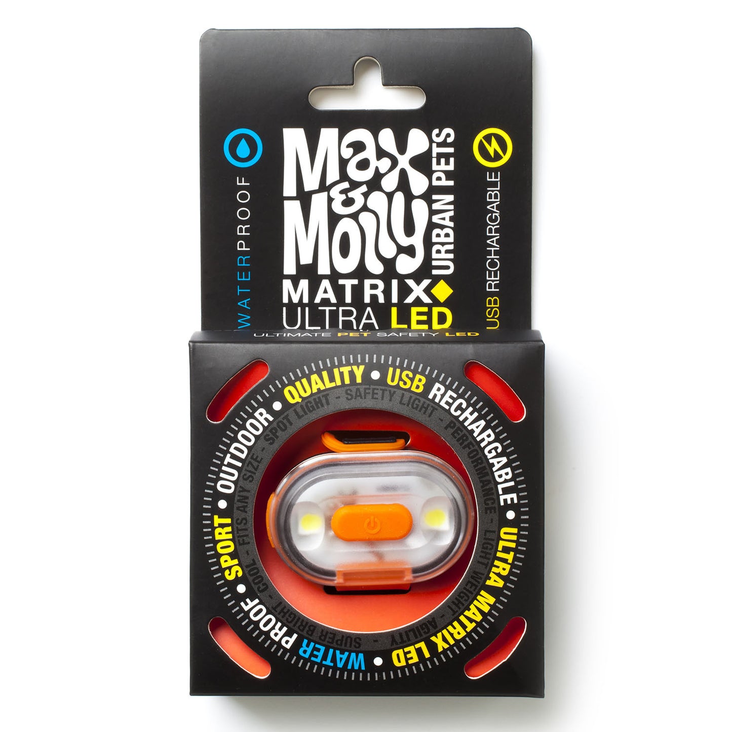 Max And Molly Matrix Ultra Led Harness or Collar Safety Light