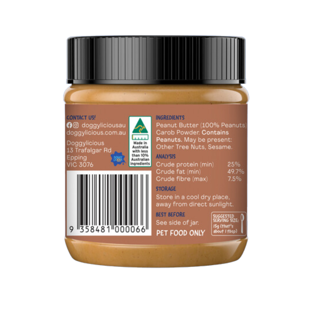 Doggylicious Carob Doggy Butter 250g