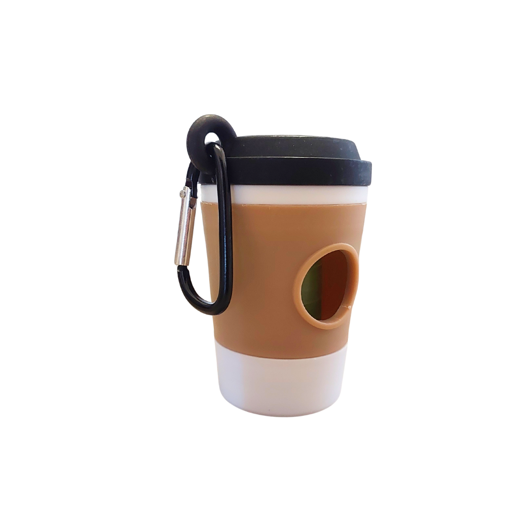 Coffee Cup Dog Poo Bag Holder