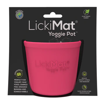 NEW LickiMat® Yoggie Pot™ Slow Feeder Bowl