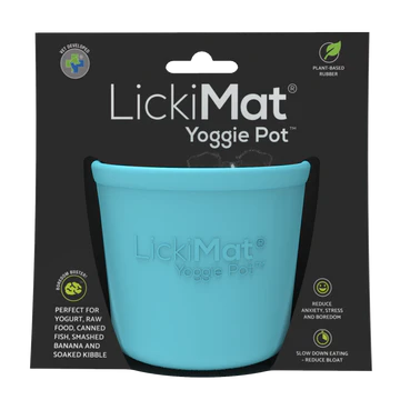 NEW LickiMat® Yoggie Pot™ Slow Feeder Bowl