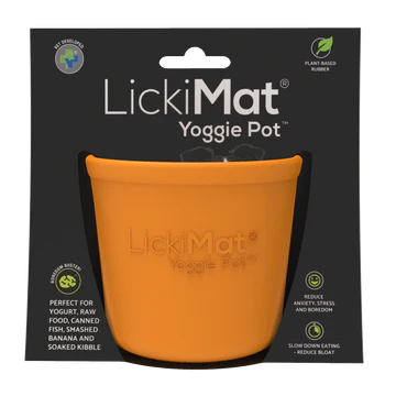 NEW LickiMat® Yoggie Pot™ Slow Feeder Bowl