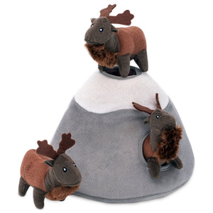 Zippy Paws Burrow Interactive Dog Toy- Elk Mountain