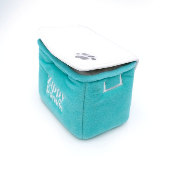 Zippy Paws Burrow Interactive Dog Toy- Ice Chest Esky and 3 Beers