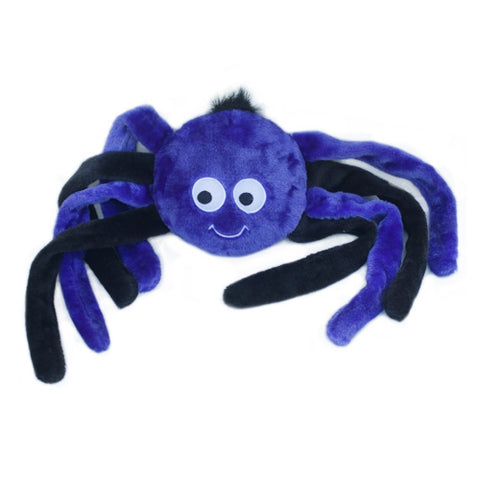 Zippy Paws Grunterz Dog Toy - Large Purple Spider