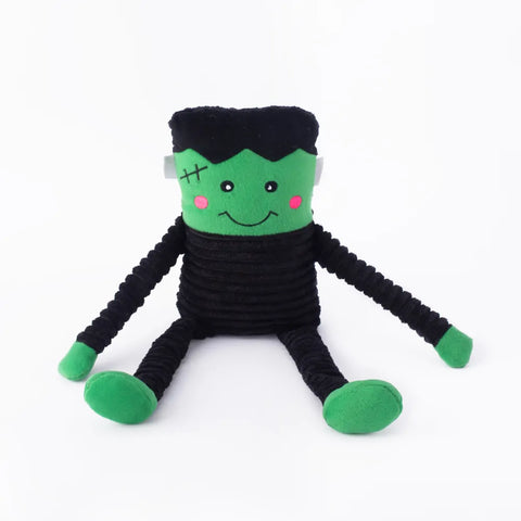 Zippy Paws Halloween Frankenstein's Monster Crinkle Plush Dog Toy