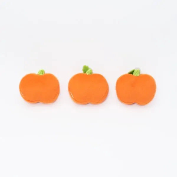 Zippy Paws Halloween Miniz 3- Pack Pumpkins