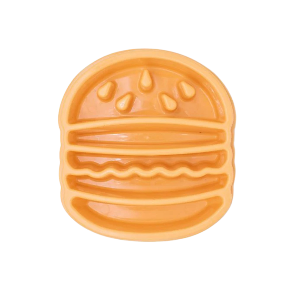 Zippy Paws® Hamburger Happy Bowl Slow Feed Bowl for Dogs