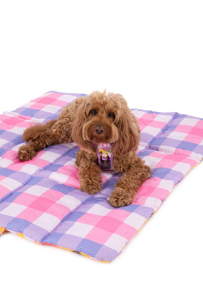 Big And Little Dogs-ON-THE-GO PET MAT: Spring Fling