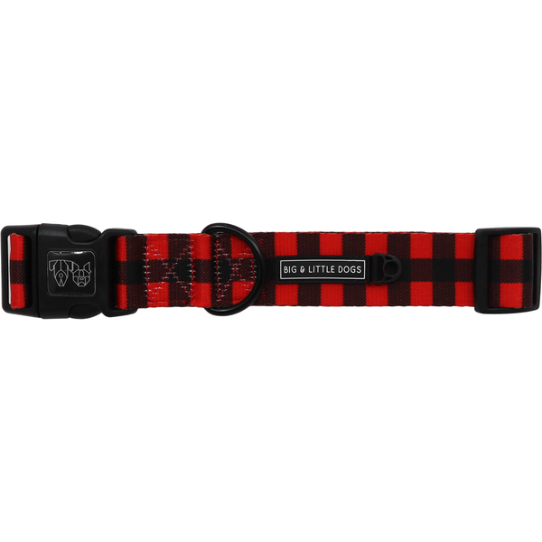 Big and Little Dogs- DOG COLLAR & BOW TIE: Plaid to the Bone