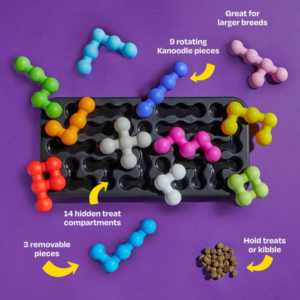 Brightkins Kanoodle Interactive Dog Puzzle Toy- Large